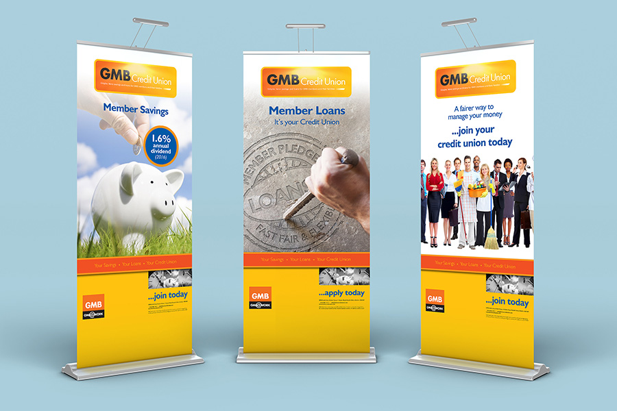 Pull-up banner design Urmston