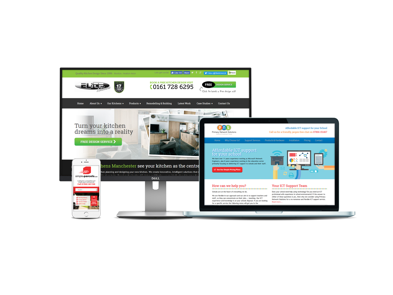 Professional website design, web designer Leigh, Wigan & Manchester
